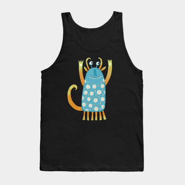 Monsters Being Cute Tank Top by NicSquirrell